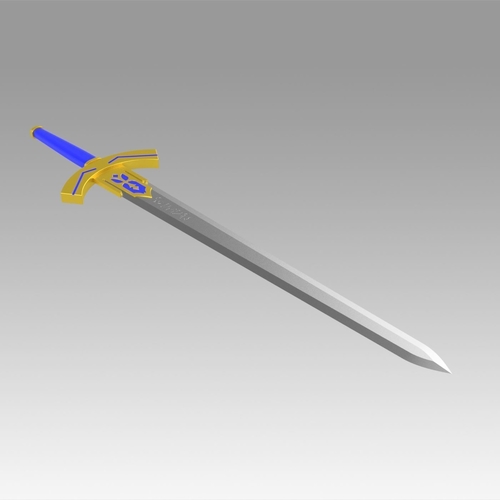 Fate Zero Artoria Pendragon Saber Sword Cosplay Weapon Prop 3D Print 381580