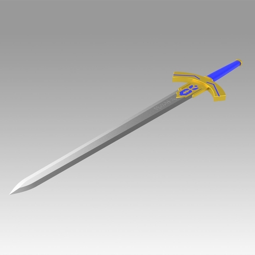 Fate Zero Artoria Pendragon Saber Sword Cosplay Weapon Prop 3D Print 381582