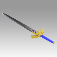 Fate Zero Artoria Pendragon Saber Sword Cosplay Weapon Prop - Thumbnail 8
