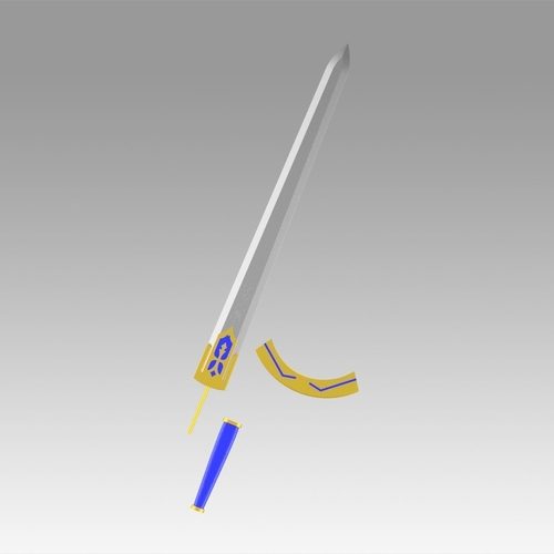Fate Zero Artoria Pendragon Saber Sword Cosplay Weapon Prop 3D Print 381585