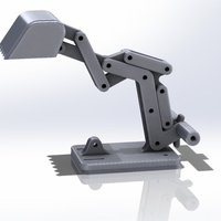 Digger Arm for the Robot tank toy project. - Thumbnail 2