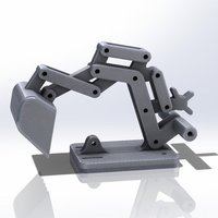 Digger Arm for the Robot tank toy project. - Thumbnail 4