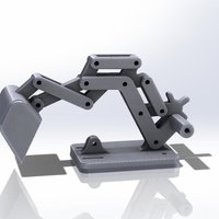 Digger Arm for the Robot tank toy project. - Thumbnail 6
