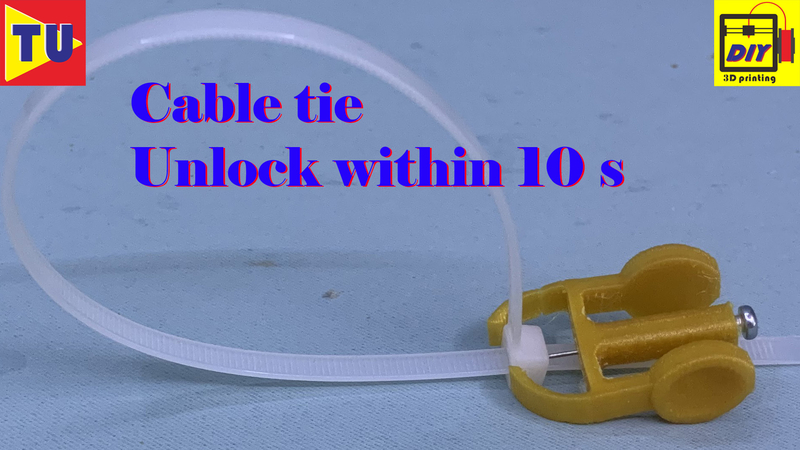 Cable tie unlock