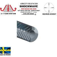 SILENCER SHOCKWAVE 295 mm .177" / 4,5 mm - Thumbnail 7
