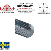 SILENCER SHOCKWAVE 195 mm .22" / 5,5 mm - Thumbnail 7