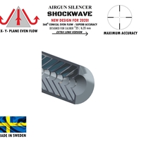 SILENCER SHOCKWAVE 295 mm .25" / 6,35 mm - Thumbnail 7