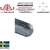SILENCER SHOCKWAVE 295 mm .30" / 7,62 mm - Thumbnail 7