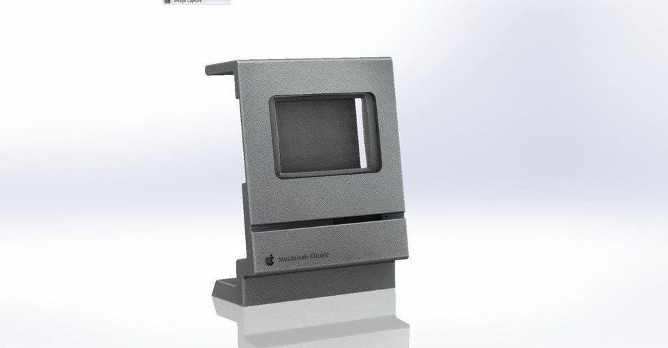 Macintosh Classic & SE Cell Phone Stand 3D Print 38225