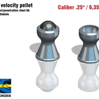 Hyper velocity pellet .25" / 6,35 mm - Thumbnail 2