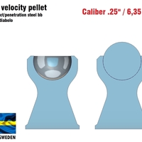 Hyper velocity pellet .25" / 6,35 mm - Thumbnail 3