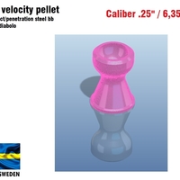 Hyper velocity pellet .25" / 6,35 mm - Thumbnail 6