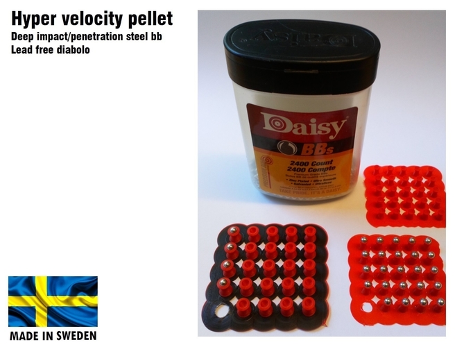 Hyper velocity pellet .25" / 6,35 mm 3D Print 382288
