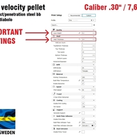 Hyper velocity pellet .30" / 7,62 mm - Thumbnail 8