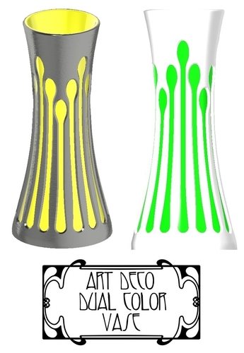 Art deco noveau jugend vase 3D Print 382307