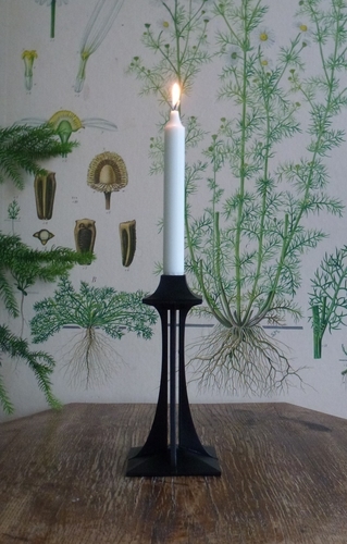 Art deco noveau jugend candle & tealight holder 3D Print 382309