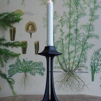 Small Art deco noveau jugend candle & tealight holder 3D Printing 382310