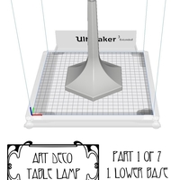 art deco noveau jugend table lamp - Thumbnail 16