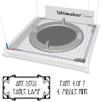 art deco noveau jugend table lamp - Thumbnail 19