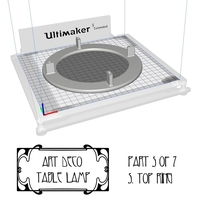 art deco noveau jugend table lamp - Thumbnail 20