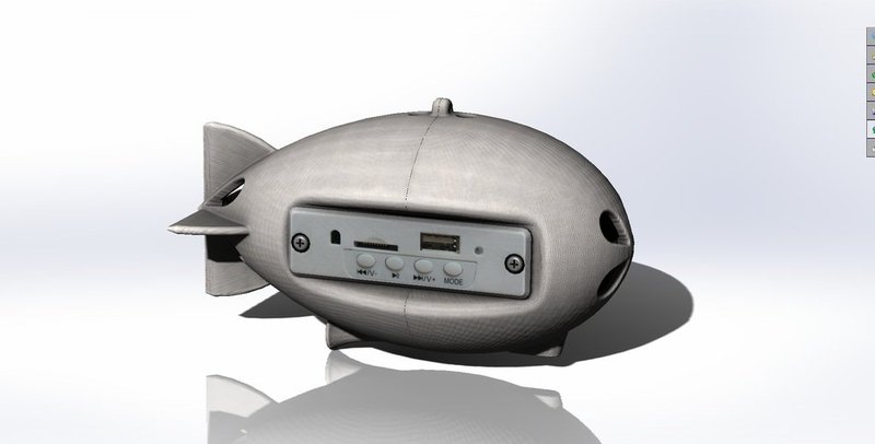 Zeppelin Hindenburg Mp3 Player & Speaker