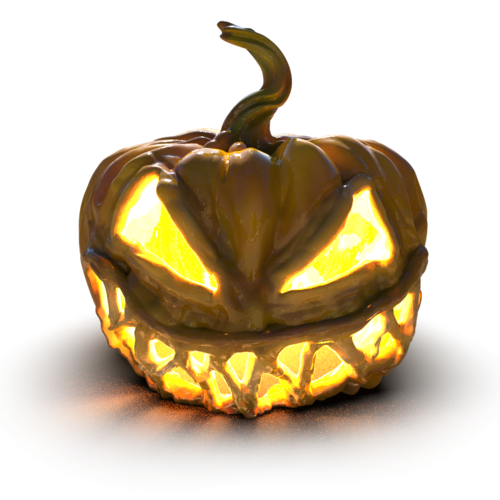 Halloween Decoration - Dreadful Jack-O'-Lantern 3D Print 382480