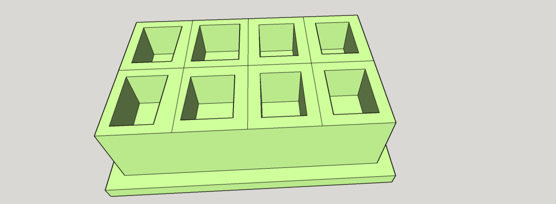 Cubetera de Hielo 3D Print 382640