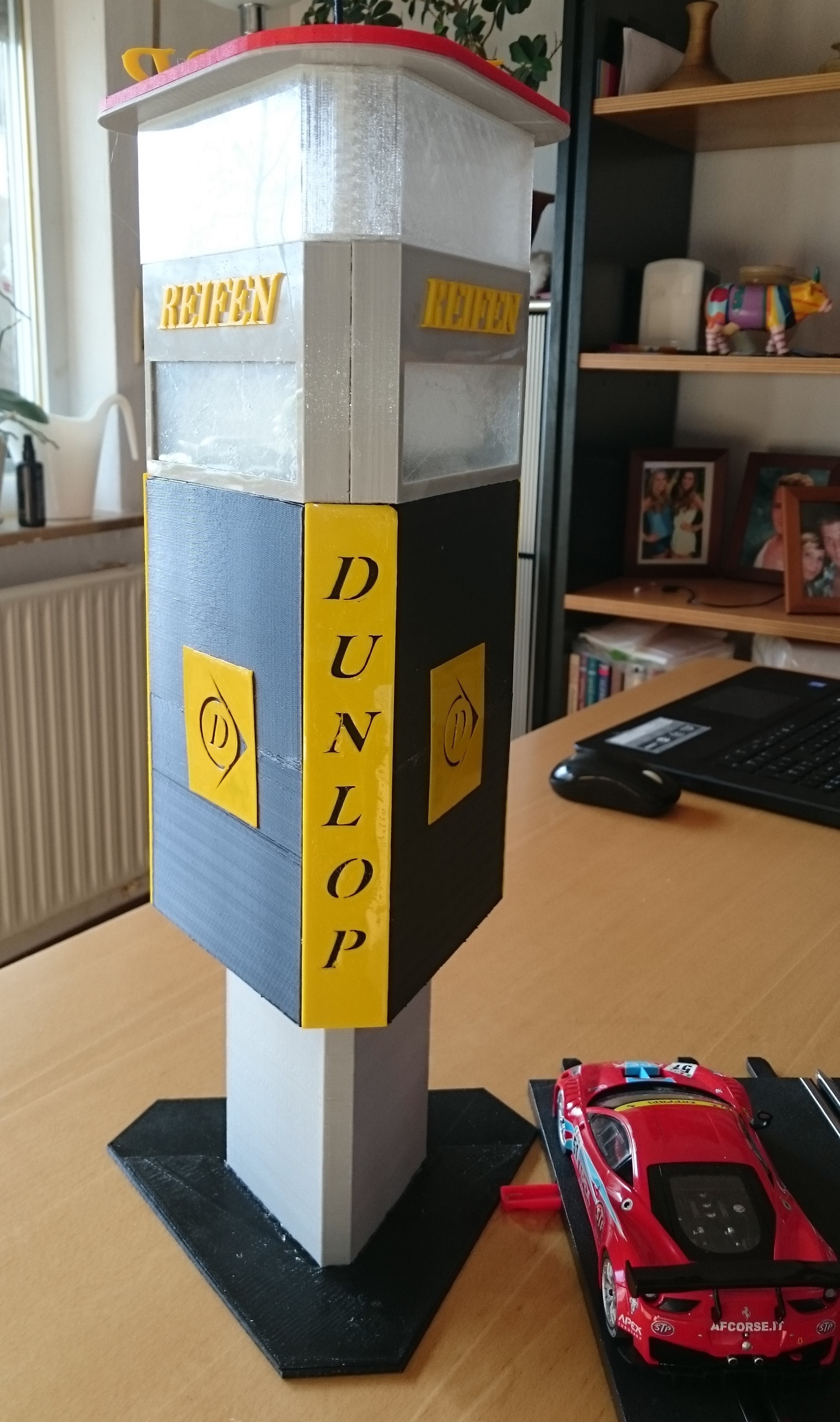 Eigenbau Modell des Dunlopturm vom Nürburgring im Maßstab 1:24 3D Print 382665