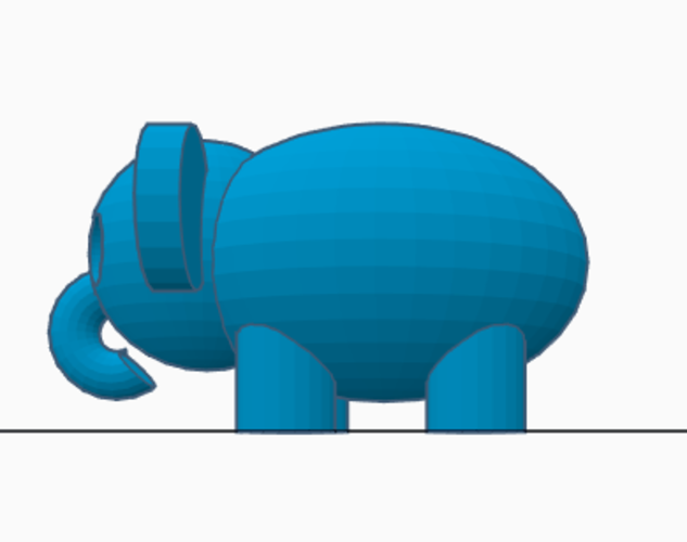 Elephant 3D Print 382669