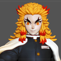 RENGOKU KIMETSU NO YAIBA MODEL FOR 3D PRINT - Thumbnail 3