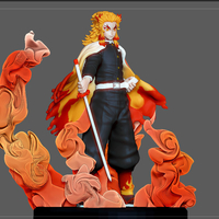 RENGOKU KIMETSU NO YAIBA MODEL FOR 3D PRINT - Thumbnail 4