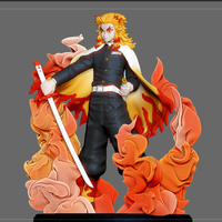 RENGOKU KIMETSU NO YAIBA MODEL FOR 3D PRINT - Thumbnail 5