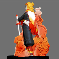 RENGOKU KIMETSU NO YAIBA MODEL FOR 3D PRINT - Thumbnail 6