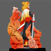 RENGOKU KIMETSU NO YAIBA MODEL FOR 3D PRINT - Thumbnail 7