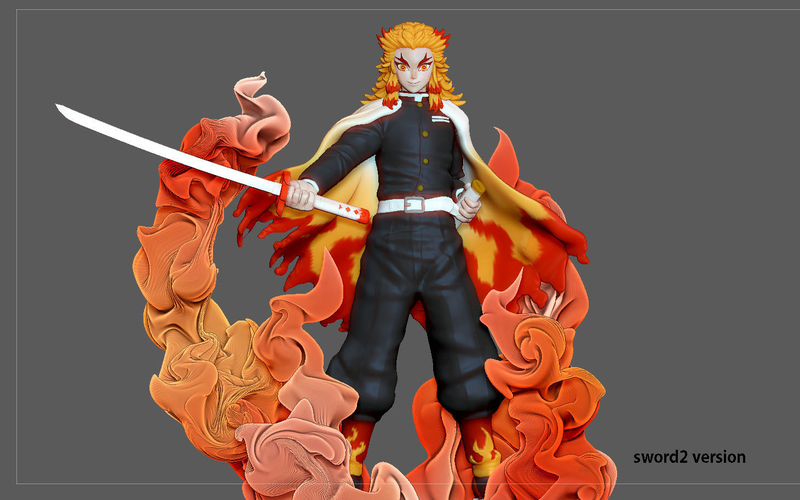 RENGOKU KIMETSU NO YAIBA MODEL FOR 3D PRINT