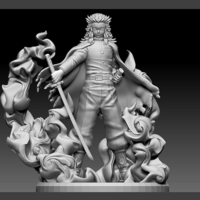 RENGOKU KIMETSU NO YAIBA MODEL FOR 3D PRINT - Thumbnail 14