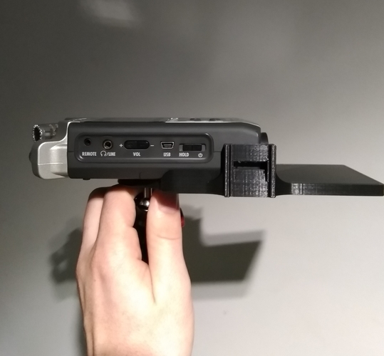 Zoom H4n Battery Holder 3D Print 382859