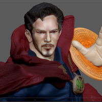 DOCTOR STRANGE STATUE AVENGERS ENDGAME MARVEL MCU - Thumbnail 2