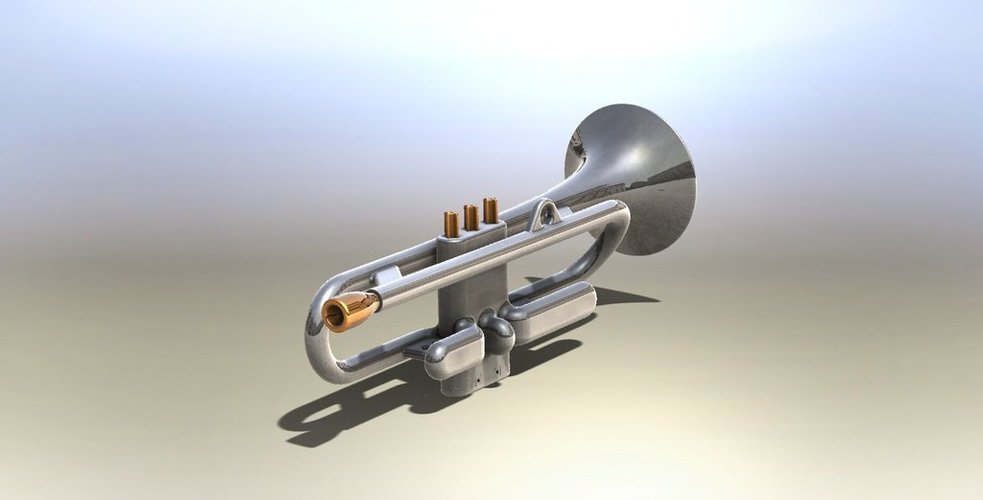 Trumpet 1:12 Size 3D Print 38290