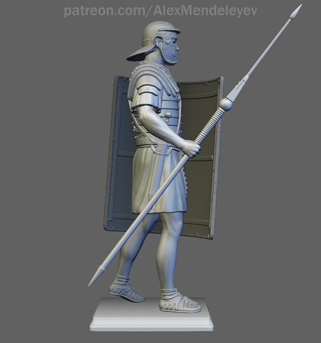 Roman Legionary (3D print model) 3D Print 382937