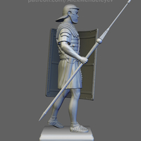 Roman Legionary (3D print model) - Thumbnail 1