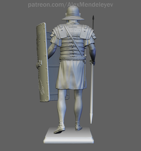 Roman Legionary (3D print model) 3D Print 382938
