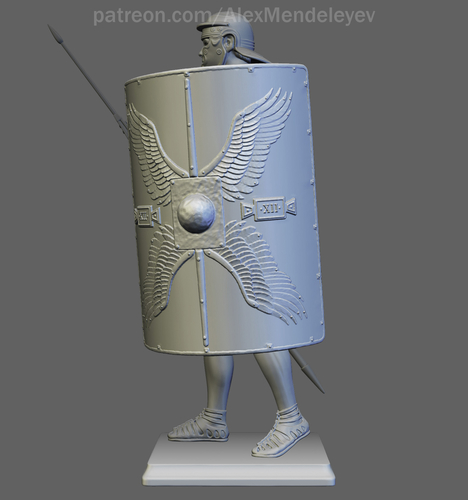 Roman Legionary (3D print model) 3D Print 382939
