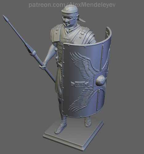 Roman Legionary (3D print model) 3D Print 382940