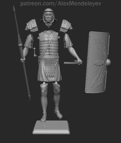 Roman Legionary (3D print model) 3D Print 382943