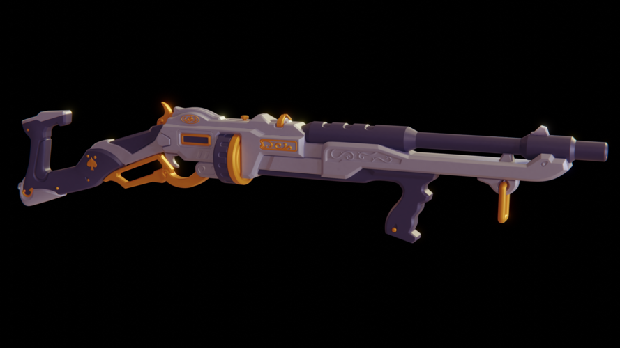 Rifle Ashe Gangster Skin from OverWatch 3D Print 382972