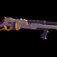 Rifle Ashe Gangster Skin from OverWatch - Thumbnail 2