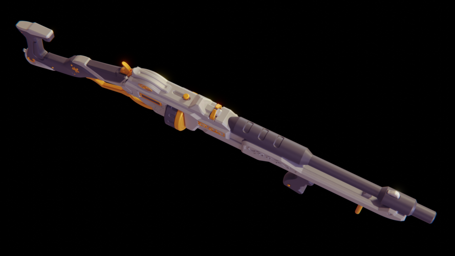 Rifle Ashe Gangster Skin from OverWatch 3D Print 382974