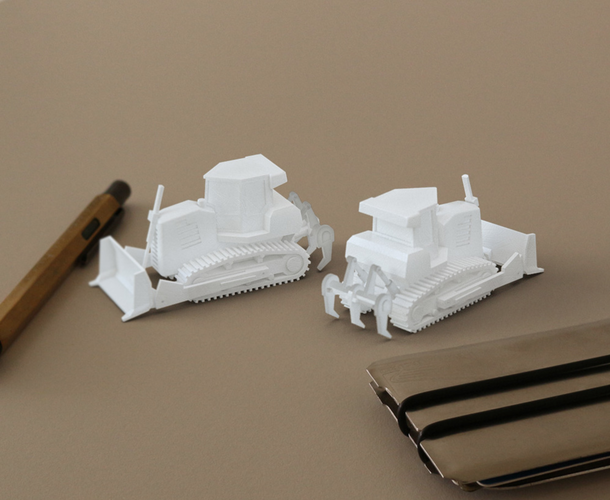 Easy to print Generic Bulldozer  3D Print 383027