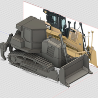 Easy to print Generic Bulldozer  - Thumbnail 4